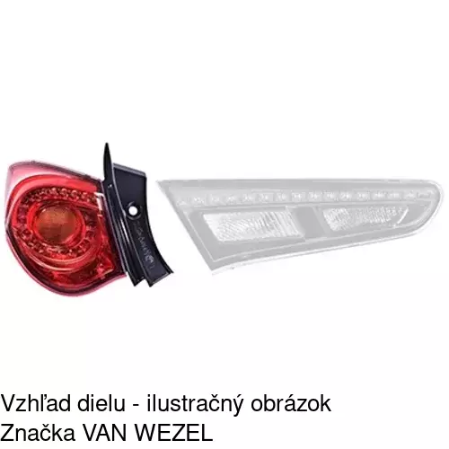 Zadné svetlo 142187-U /POLCAR/ - obr. 3