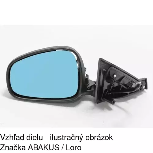 Vonkajšie zrkadlo 1425514E /POLCAR/ - obr. 3