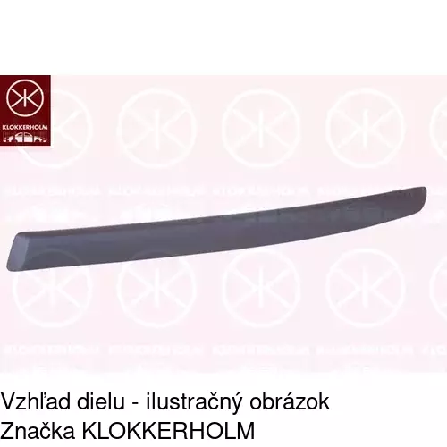Lišta nárazníka POLCAR 20010717