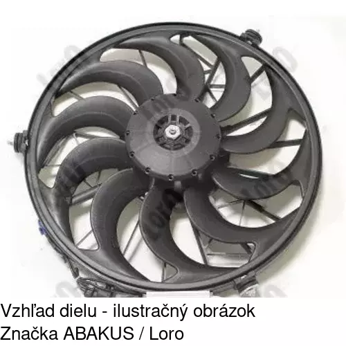 Ventilátory chladičov 201523W2 /POLCAR/ - obr. 2