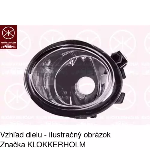 Hmlové svetlo - predné 2016304E /POLCAR/ - obr. 1