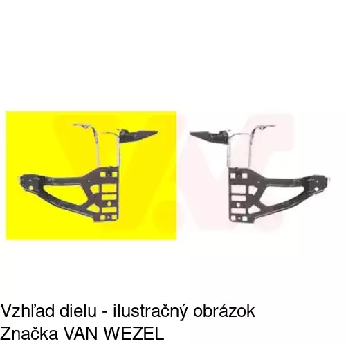 Držiak predného pásu 201704-6 /POLCAR/ - obr. 1