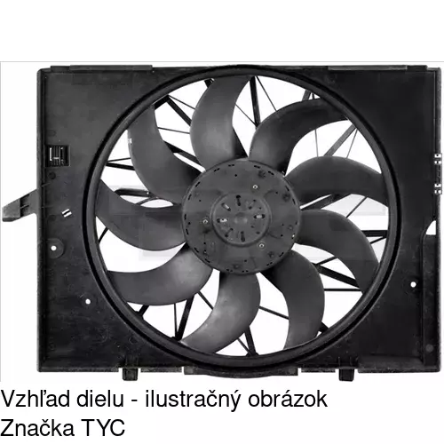 Ventilátory chladičov POLCAR 201723W2X