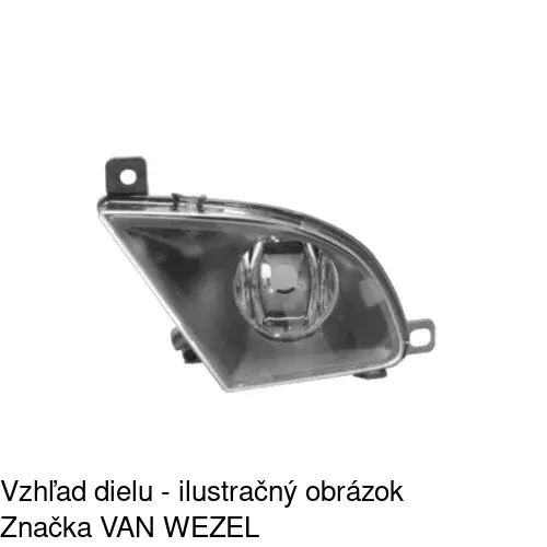 Hmlové svetlo - predné 2017302E /POLCAR/ - obr. 5