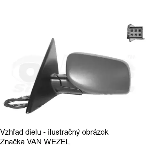 Vonkajšie zrkadlo 2017513M /POLCAR/ - obr. 2