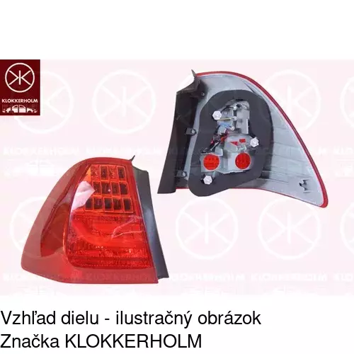 Zadné svetlo 2042872E /POLCAR/ - obr. 1