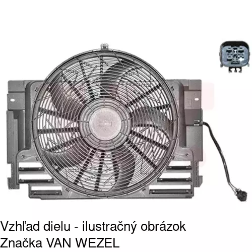 Ventilátory chladičov 205023W3 /POLCAR/ - obr. 1