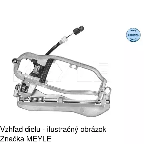 Vnútorný mechanizmus vonkajšej kľučky 2050Z-41 /POLCAR/ - obr. 1