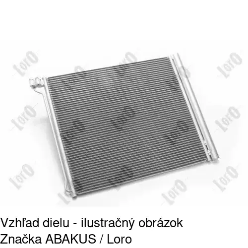 Chladiče klimatizácie 2051K8C2S /POLCAR/ - obr. 1