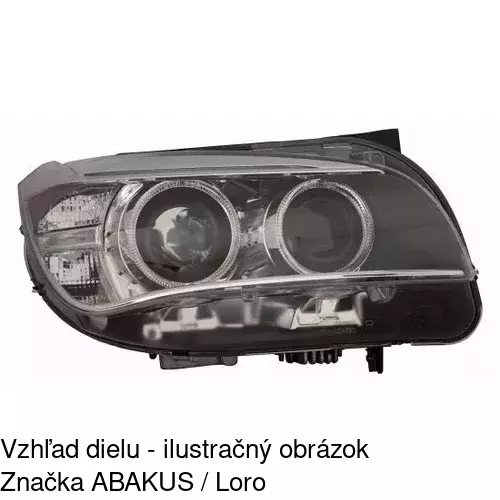 Hlavný reflektor 2060105V /POLCAR/ - obr. 1