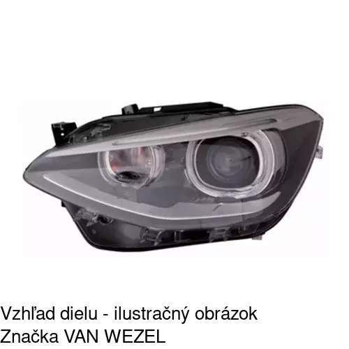 Hlavný reflektor 20C1091H /POLCAR/ - obr. 2