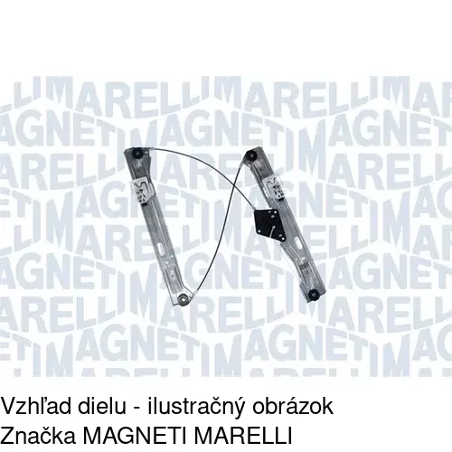 Elektrický mechanizmus okna dverí 20D1PSE2E /POLCAR/ - obr. 3