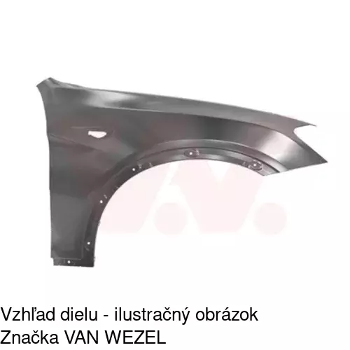 Predný blatník 20X101 /POLCAR/ - obr. 1