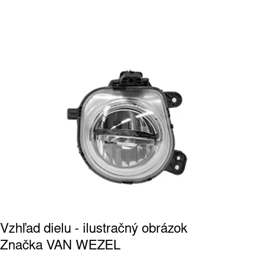 Hmlové svetlo - predné 20X1303Z /POLCAR/ - obr. 2