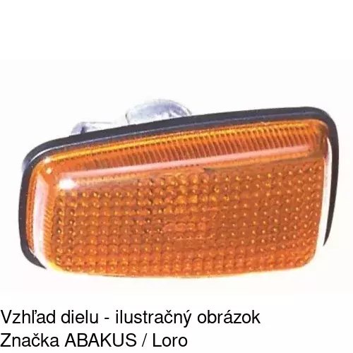Bočná smerovka 2306196E /POLCAR/ - obr. 1