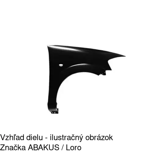 Predný blatník 231502-J /POLCAR/ - obr. 2