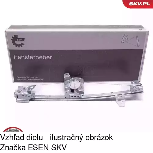 Elektrický mechanizmus okna dverí 2315PSE2A /POLCAR/ - obr. 3