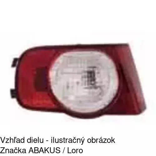 Hmlové svetlo - zadné 2317871V /POLCAR/ - obr. 1