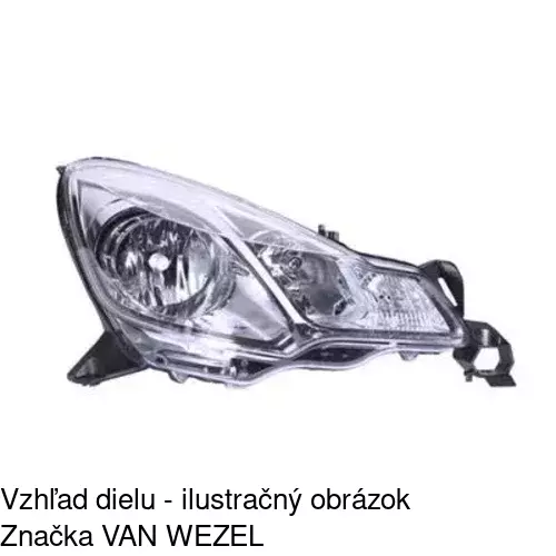 Hlavný reflektor 231810-E /POLCAR/ - obr. 4