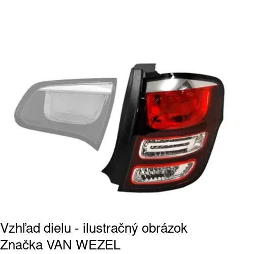 Zadné svetlo 2318882E /POLCAR/ - obr. 4