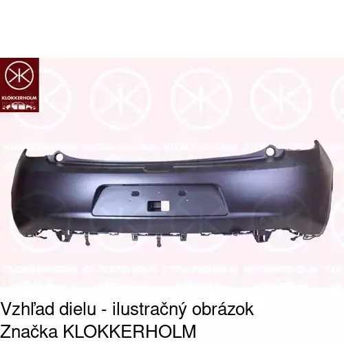 Zadný nárazník POLCAR 2318961J