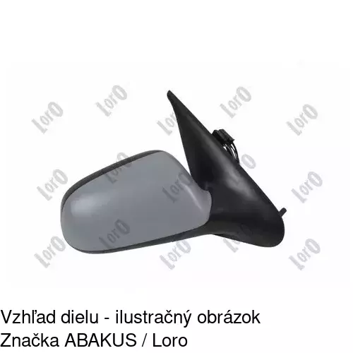 Vonkajšie zrkadlo 2326528M /POLCAR/ - obr. 5
