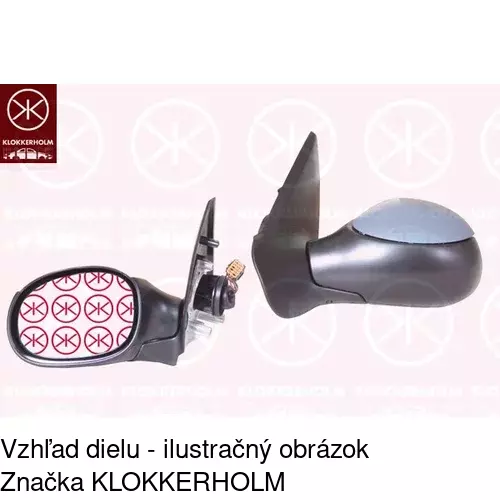 Vonkajšie zrkadlo 2327518E /POLCAR/ - obr. 5