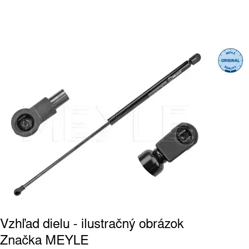 Plynová pružina 2329AB /POLCAR/ - obr. 1