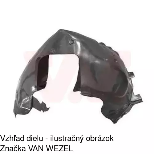Podblatník (plast) 2329FP1Q /POLCAR/ - obr. 1