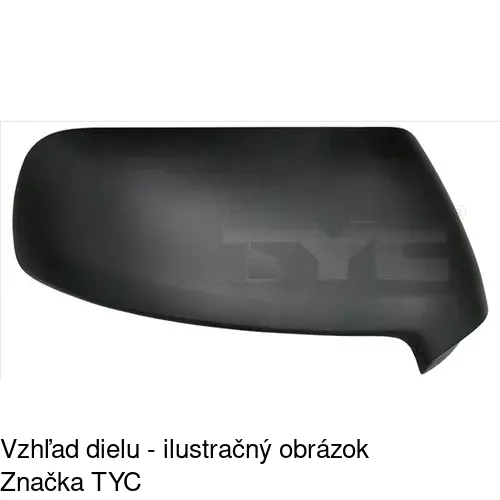 Rám vonkajšieho zrkadla 233155TM /POLCAR/ - obr. 1