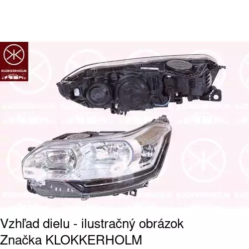 Hlavný reflektor POLCAR 2334102V