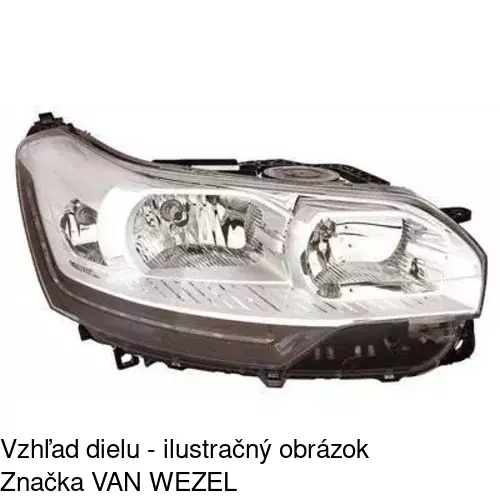 Hlavný reflektor 2334102V /POLCAR/ - obr. 4