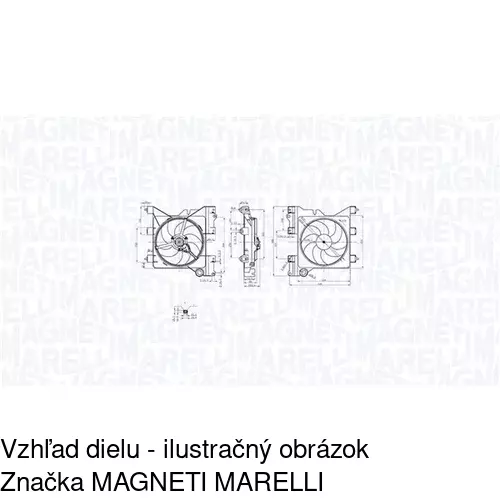 Ventilátory chladičov 235123W3 /POLCAR/ - obr. 2