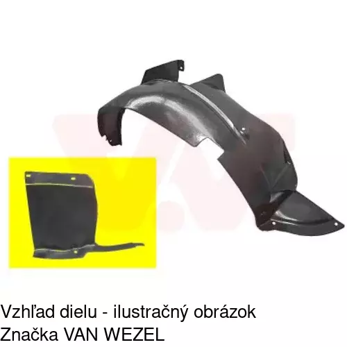 Kryt motora 235134-7 /POLCAR/ - obr. 2