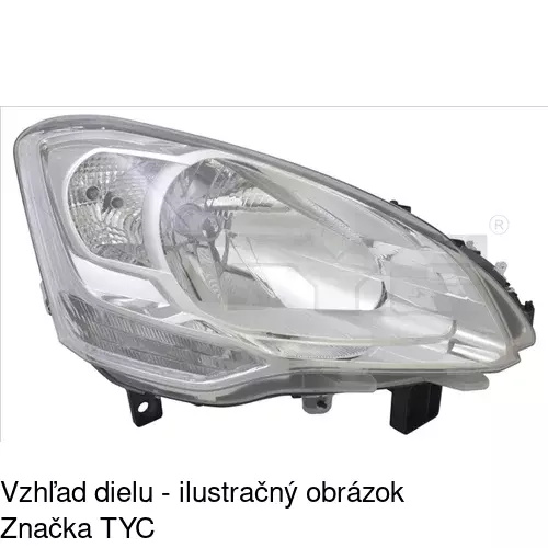 Hlavný reflektor POLCAR 235210-V