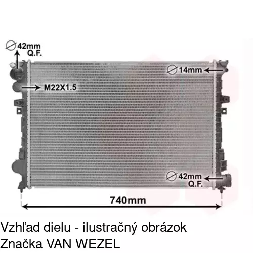Chladiče vody 2380085X /POLCAR/ - obr. 4