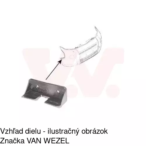 Držiak nárazníka 239107-8 /POLCAR/ - obr. 1
