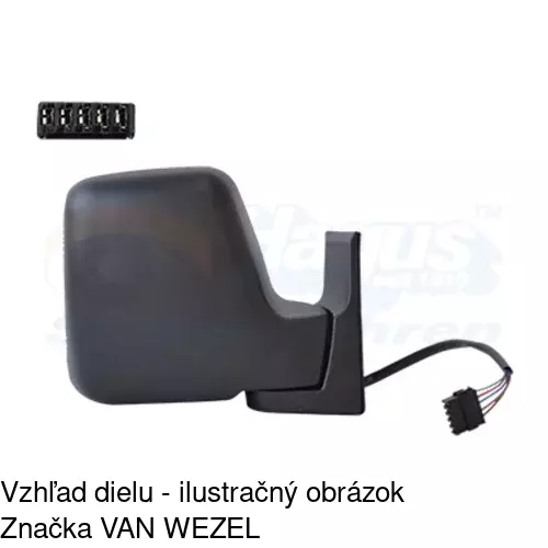 Vonkajšie zrkadlo 2395524E /POLCAR/ - obr. 4