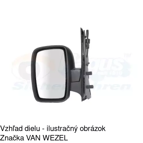 Vonkajšie zrkadlo 2396521M /POLCAR/ - obr. 2