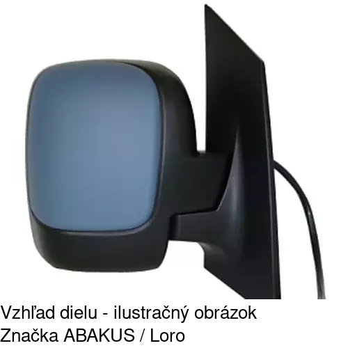 Vonkajšie zrkadlo 2396524E /POLCAR/ - obr. 2