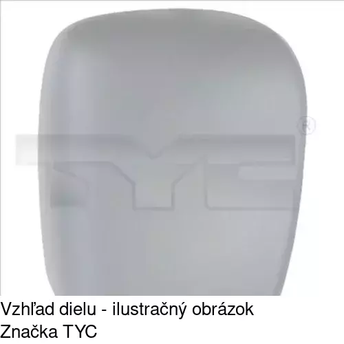 Rám vonkajšieho zrkadla 239655PM /POLCAR/ - obr. 1