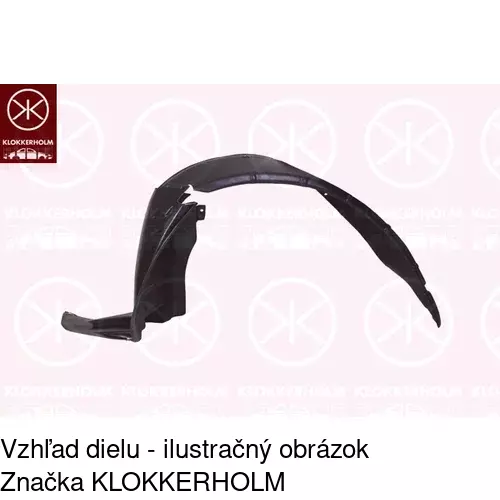 Podblatník (plast) POLCAR 2396FL1T