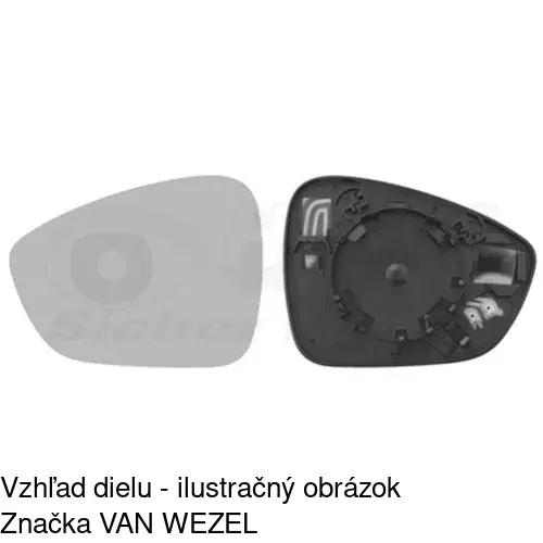 Vonkajšie zrkadlo 23M1526M /POLCAR/ - obr. 3