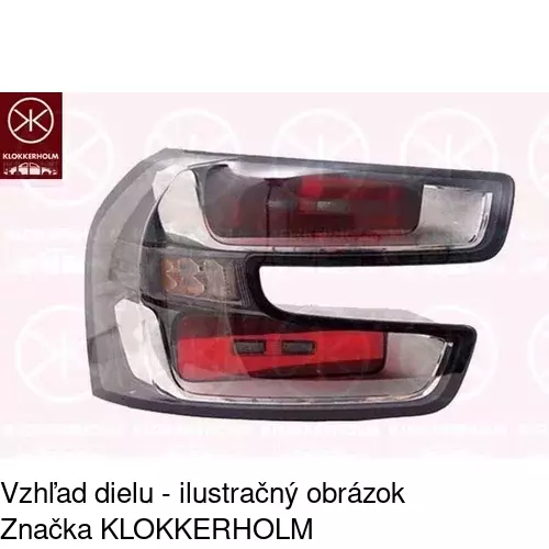 Zadné svetlo POLCAR 23M1871U