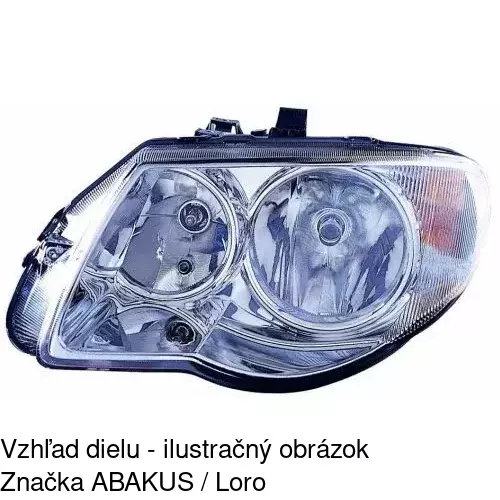 Hlavný reflektor 2421091E /POLCAR/ - obr. 1