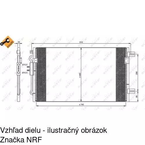 Chladiče klimatizácie POLCAR 2421K81X
