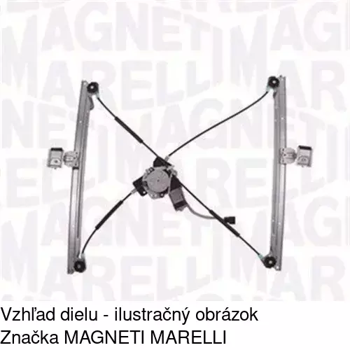 Elektrický mechanizmus okna dverí 2421PSE1 /POLCAR/ - obr. 2