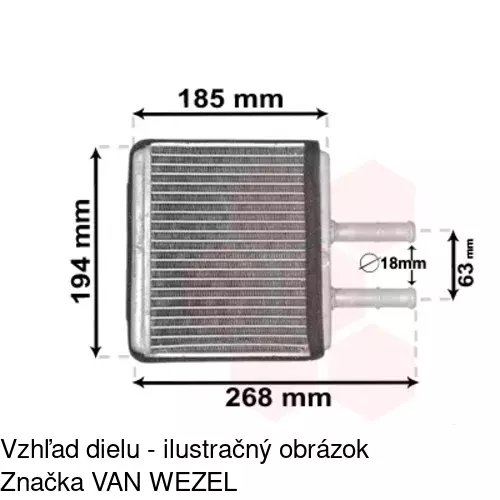 Radiátory 2500N8-1 /POLCAR/ - obr. 3