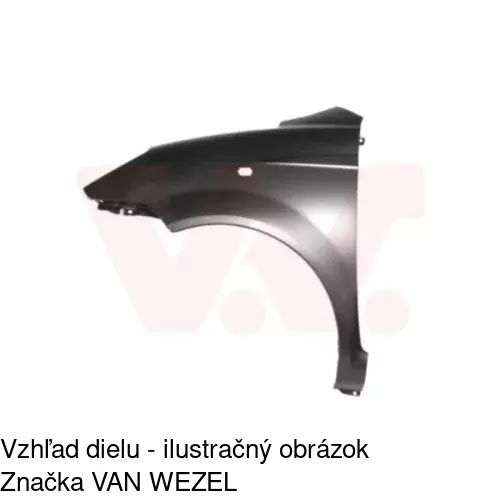 Predný blatník 250102 /POLCAR/ - obr. 2