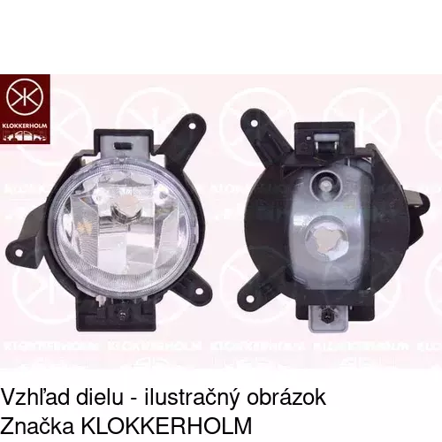 Hmlové svetlo - predné 2502292E /POLCAR/ - obr. 1